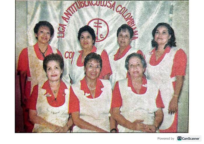 Delegación de voluntarias del Comité Seccional Atlántico en una Asamblea Nacional